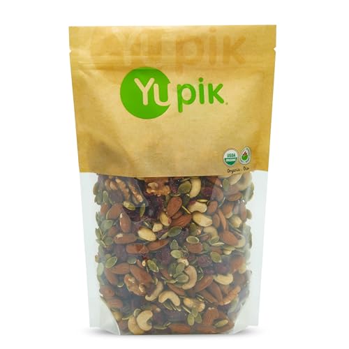 Yupik Organic Protein Boost Trail Mix, 2.2lb, An organic mix of cashews, almonds, pumpkin seeds, walnut, cranberries (Pack of 6) image 5