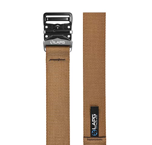 LA Police Gear LoPro Men's Range Belt, Tactical Belt for Men, High-Tech Buckle Men's Belt3