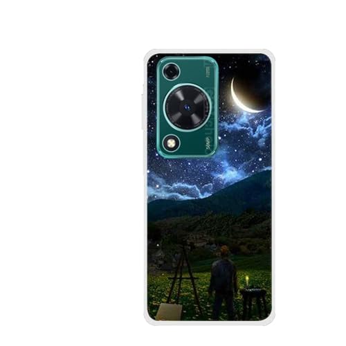 Case Compatible with Huawei Nova Y72 TPU Soft Silicone Painting Phone Case Cover ZD-23