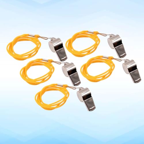 Silbato profesional para árbitros deportes naranja pack de 5 miniatura 4