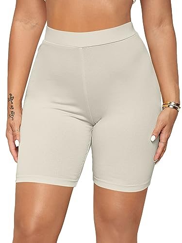 Image of KYDA Women's Anti Bacterial Cycling Shorts, Under Skirt Biker Shorts, High Waist Stretchable Yoga Shorts & Gym Workout Skin Fit Shorties