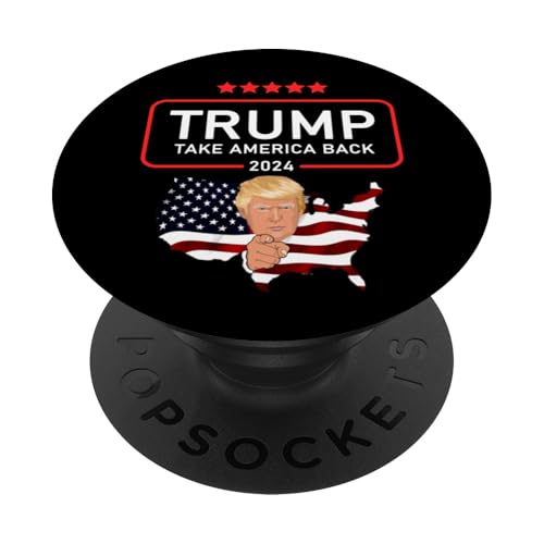 Élection présidentielle de 2024 « Take America Back » Débats en direct PopSockets PopGrip Interchangeable