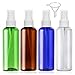 Produktbild Zerstäuber Leere Reisen Sprühflasche Nachfüllbar Durchsichtig Parfümzerstäuber Behälter, 4 Stück (100ml, 4 Farbe)