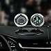 RAGBUSCLE Compass and Thermometer 2 in 1 Car Styling Interior Compass Decorative, Vehicle Auto Portable Car Boat Truck Navigation Guide, Black Easy to Install Vehicle Interior Dashboard Guidance