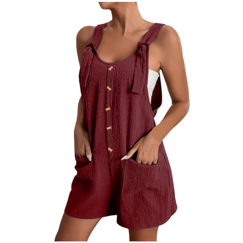 Salopette courte femme pour les vacances à la plage et sorties estivales