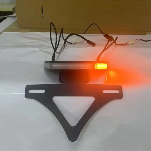 Support Plaque d'Immatriculation LED S1000RR avec Feu Arrière Moto Stop