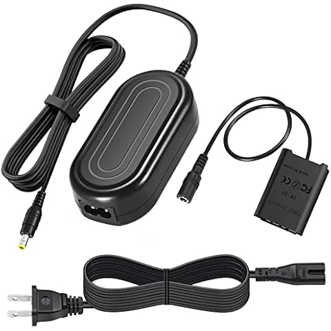 Gonine for Sony ZV-1 Dummy Battery AC-LS5 Continuous Power Supply AC Adapter NP-BX1 DK-X1 DC Coupler Charger Kit for Sony Cybershot ZV1 ZV-1 II, ZV-1F DSC-RX1 RX1R, RX100 II III IV V VI VII Cameras. Cover