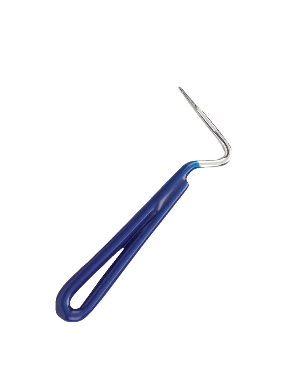 Horse donkey hoof care pick with rubber handle grooming Horse shoe cleaning repair ferrier tools (Blue) - Image 4
