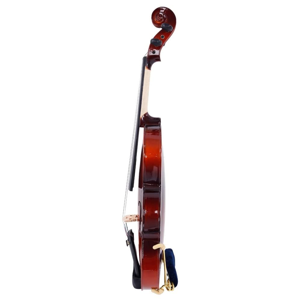 Bonnlo Ensemble de Violon Taille 4/4 pour Débutants/Adultes/Enfants, Violon avec Étui, Archet, Support d'Épaule à Ressort, Colophane, Naturel