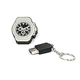 flash 80 USB STICK IN Uhrenform R.L.X. MINI USB UHR WATCH 8GB DAYTONA SCHWARZ GADGET GESCHENK TIPP NEUHEIT