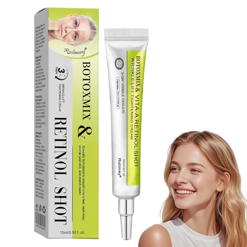 Rolimey Botoxmix & Vita-A Retinol Shot Wrinkle-Lift Tightening Cream, Vita A Retinal Shot Tightening...