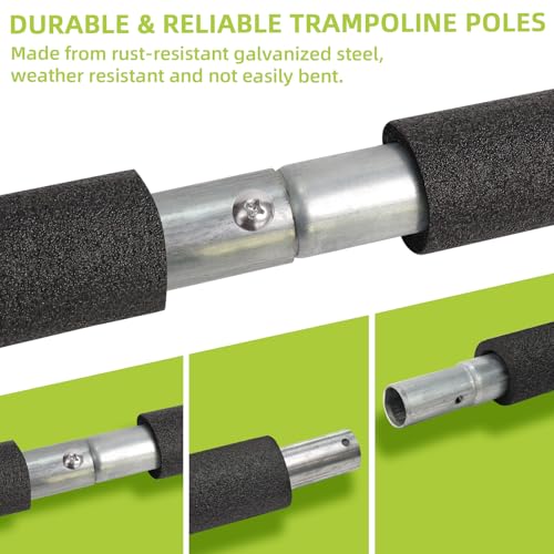 Trampoline Poles Replacement for Skywalker,Galvanized Trampoline Enclosure Pole for Skywalker,Replaces Parts#4201 4202,Replacement Trampolines Poles for Skywalkers Trampolines Replacement Parts,8 PC by JIANBENKJ - Image 8