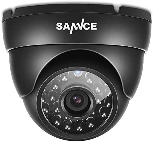 SANNCE 800TVL Hi-Resolution Home Security Camera System, IP66 Weatherproof Video Surveillance Camera, Long Distance Night Vision