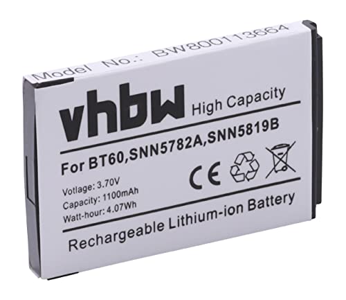 vhbw Batterie Compatible avec Motorola Evoke QA4, Flipout MB511, Flipout ME511, Flipout téléphone Portable (1100mAh, 3,7V, Li-ION)