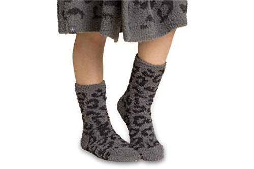 Barefoot Dreams CozyChic Youth Barefoot In The Wild Sock, Boot Socks Plush Socks3