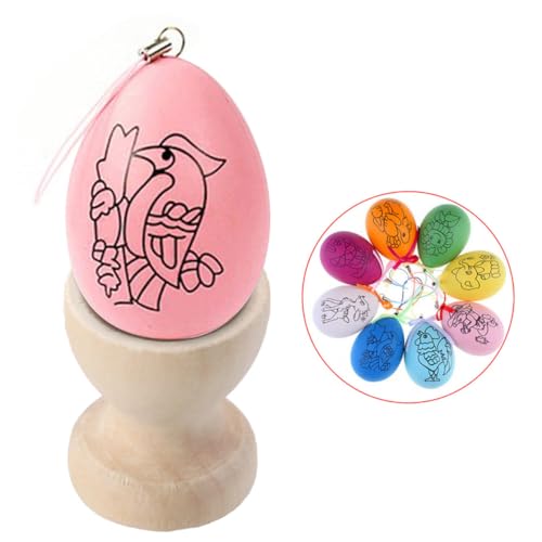 TOPBATHY 0 STK Eierschale aus Holz Hasenspielzeug für Kaninchen Hühnereierbecher Kinder eierbecher Ostern eierbecher Esstisch Holztablett Eierständer aus Holz Halter für Ei Schreibtisch – Bild 5