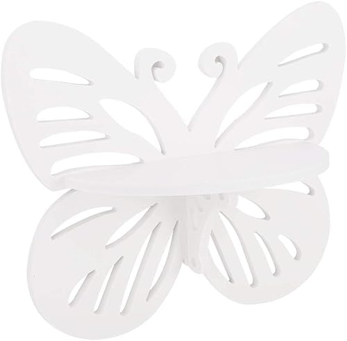 Miniatura 6 de Estante de la decoración del hogar, estante de la pared del estante del almacenamiento de la forma de la mariposa decoración del hogar del estilo