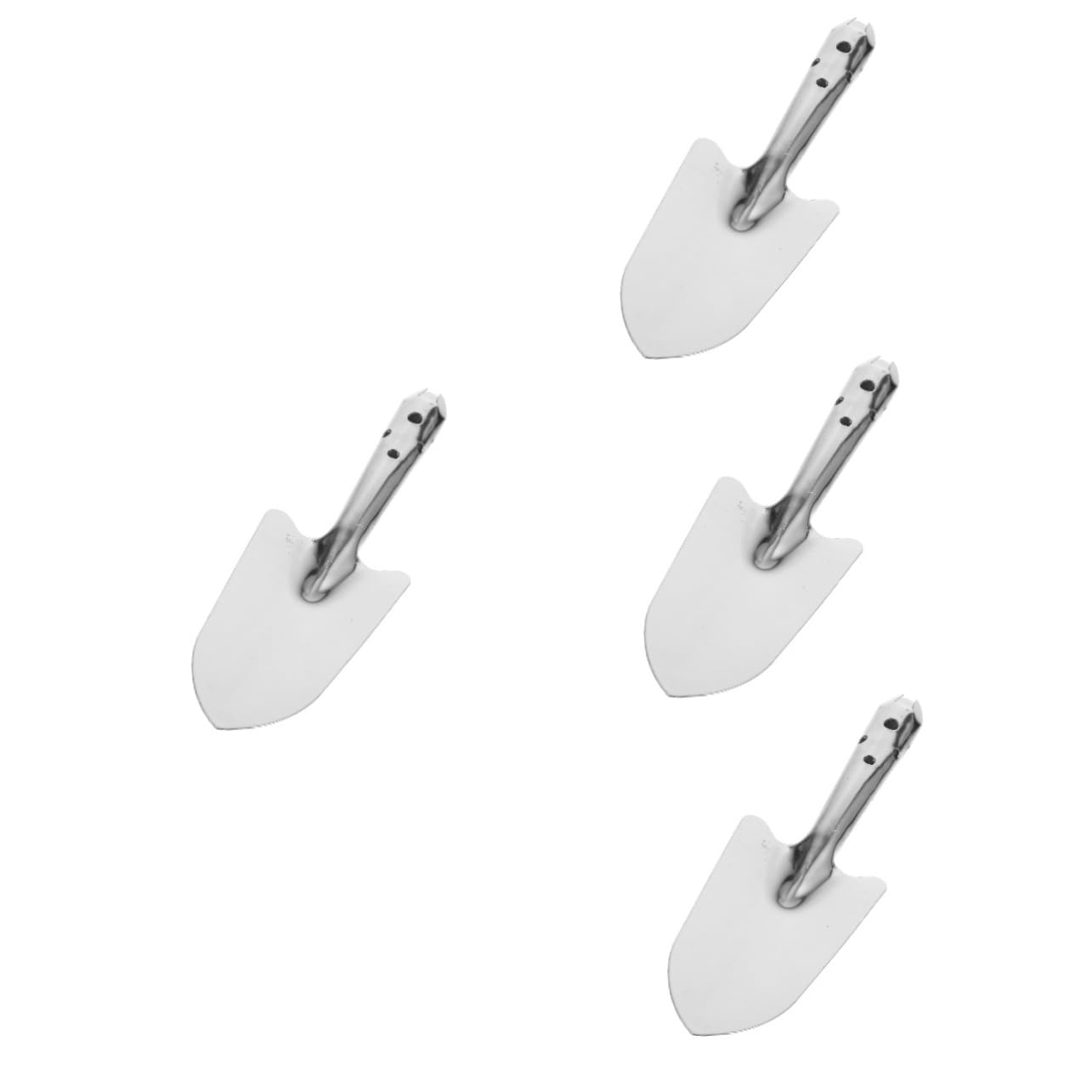 iplusmile 4 Pz Pala Da Prestito in Acciaio Inossidabile Pala Da Giardino Spatola Per Piante Spadellata Di Verdure Pala Per Piante in Vaso Piccola Pala a Mano Cazzuola Succulenta Mini Pala