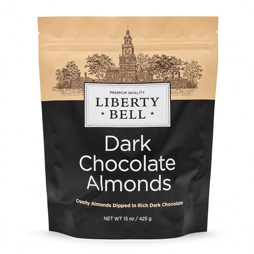 Dark Chocolate Covered Almonds 15 Oz Bag