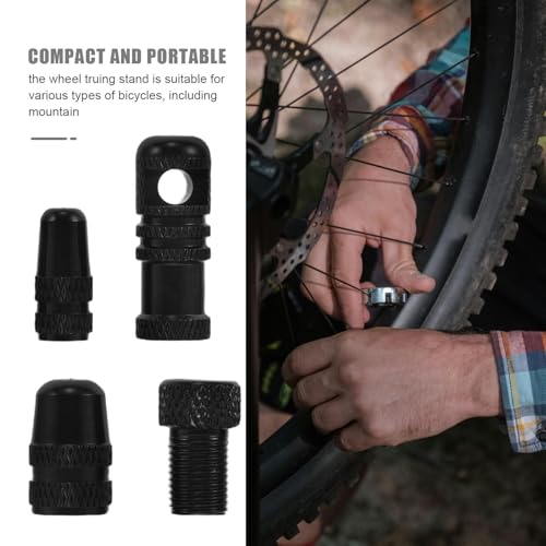 Tapas de válvula para bicicleta con adaptador francés a americano miniatura 3