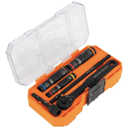 Douilles à choc profond haute résistance Klein Tools à code couleur pour serrage rapide