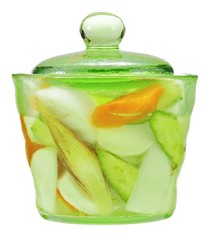 トンボ 卓上漬物器 ガラス浅漬けポット 大