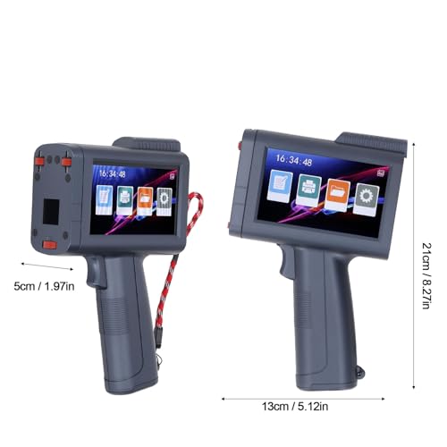 Impressora a Jato De Tinta 600 Dpi 12,7 Milímetros Portátil Inkjet Printer Gun Secagem Rápida Inkjet