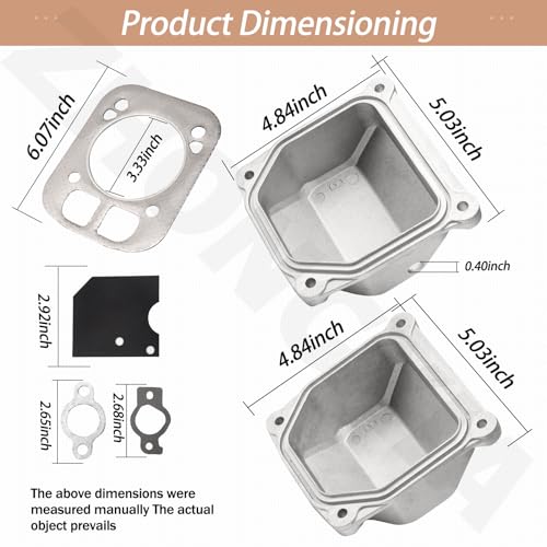 Image of Head Gasket Kit & Valve Covers 32 841 02-S 32 841 02S 25 096 11-S 25 096 09-S KT Compatible with Kohler Engine 3284102S 82194