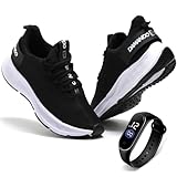 Tenis masculino esportivo leve confortavel corrida crossfit + relógio