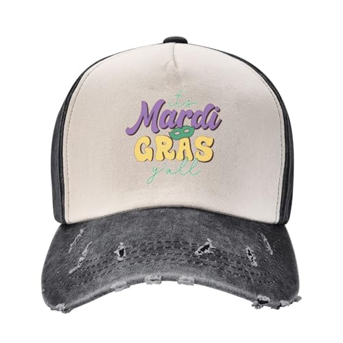 Es Mardi Gras Todos ustedes Funny Mardi, Funny King Gifts o King of Gras, Parade Vibes Party Baseball Cap