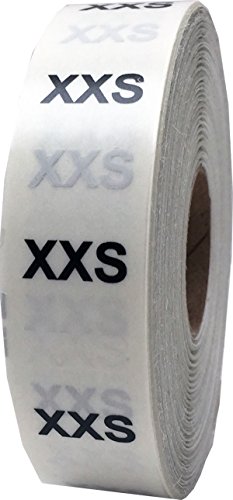 Étiquettes vêtements transparentes XXS lot de 200 pour l'organisation du dressing