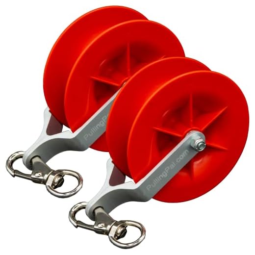 Pulling Pal - Low Voltage and Network Cable Installation Pulley (2 Pack)