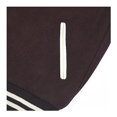 Image of Varsity Jacket Baseball Letterman Jacket- Wool and Leather Premium Quality Unisex Basketball Jacket