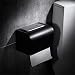CBXSF Toallero Negro Toallero De Baño Toallero De Cristal Toallero Colgante De Hardware De Baño, Caja De Pañuelos Largos