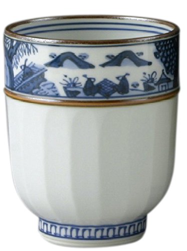 Amazon｜京焼 清水焼 壹楽窯 湯呑 (木箱入) 小 帯山水 uix444-02