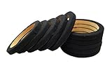 Nippon America 10 Pcs 6 Inch MDF Wood Speaker Spacer Rings with Black Carpet Car Audio 5 Pair