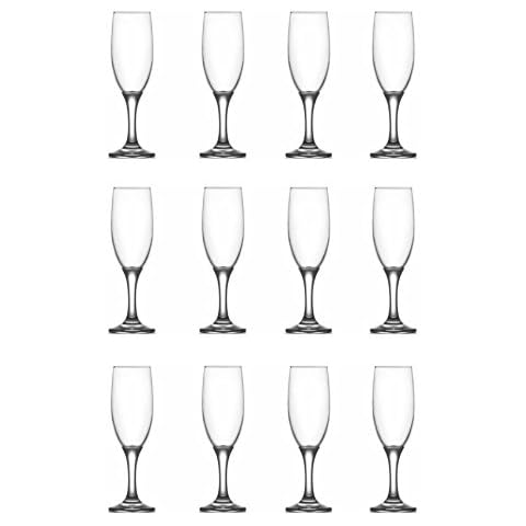 OSMA Werm GmbH Sektglas Sektgläser 0,15 L schöne & schwere Ausführung 12 Stück Set Cover