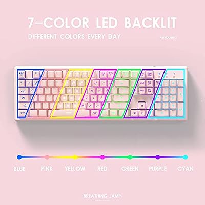 Best Keyboard Collors Led Basaltech Pink Keyboard with 7-Colors LED Nepal | Ubuy