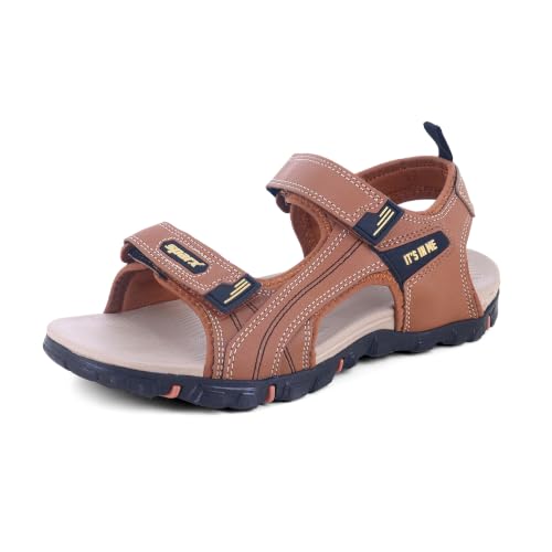 Image of SPARX Outdoor Sandals for Men - Adjustable, Comfort Velcro closure Sandals with Cushioned Footbed, Secure Fit, Durable Sole & All-Day Walking Comfort