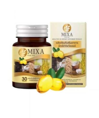 1 bottel x 30 pills Mixa Five Oils Metabolism Brain Bones Sleep Balance 5 Natural