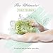 Spongentle Deep Cleansing Dual Texture Body Loofah Sponge, Vacuum Sealed, for Bath and Shower, for Gentle and Deep Exfoliation, Generous and Rich Lather, (Pack of 3)