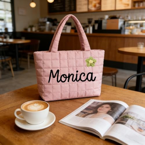 Bolso acolchado de viaje personalizado para mamá miniatura 6