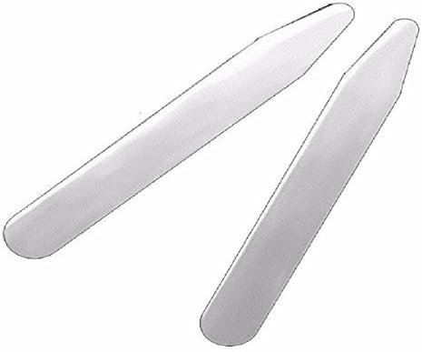 50 Count 2.2" 2.5" Inch Metal Collar Stays Stainless Steel (2.2")
