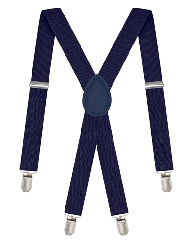 Image of Dibi Suspenders for Men - Adjustable X back Suspender with 4 Strong Clips