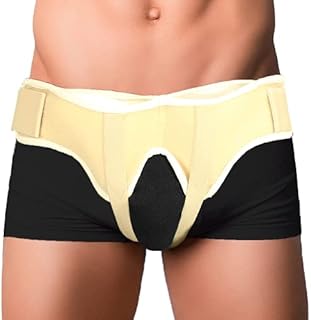 Vive Hernia Belt - Hernia Support Truss for Single/Double Inguinal or Sports Hernia - Two Removable Compression Pads & Adjustable Groin Straps - Surgery Recovery (Medium)