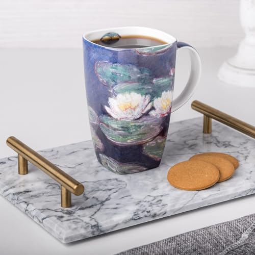 Taza grande McIntosh Claude Monet 580 ml con caja miniatura 3