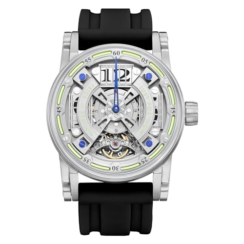 Montre squelette automatique FEICE FM501 en acier titane pour éviter les pannes de pile