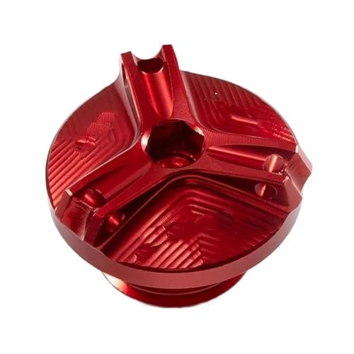 オイルフィラーキャップ に適合する GSR400 GSR600 GSR750 GSR 400 600 750 GSR用 CNCアルミ製 バイクエンジンオイルキャップボルト 燃料フィラーキャップ アクセサリー(Red)