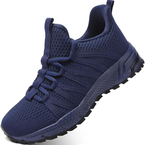 KUBUA Kids Running Sneakers Boys Girls Dark Blue US 1