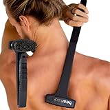 Bearback Dry Brush for Back & Body. Premium Boar Bristle Brush for Exfoliation, Circulation, Lymphat